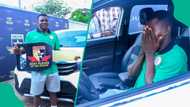 Nigerian billionaire surprises Super Eagles prospect with ₦30m brand new SUV, player in tears