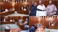 Naira Scarcity: Details Emerge as Buhari Meets Emefiele, EFCC Chairman and Top PDP Governor