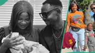 Comedian Teju Babyface welcomes 3rd child after twins, desperately begs his wife: "E don do o"