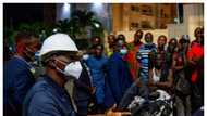 Ikoyi building collapse: Photos emerge as Sanwo-Olu arrives scene