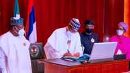 Breaking: Buhari signs 2022 budget, plans to spend all oil revenue on debt servicing and still wont be enough