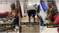 Nigerian man who claims his wife is lazy exposes work she makes him do at home, video trends