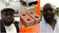 After spending years abroad, young Nigerian man comes back home with just 1 machine to begin block business
