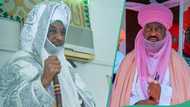 Kano: Yadda Sanusi II da Aminu Bayero suka yi Sallar Jumu'a bayan hukuncin kotu