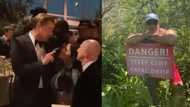 Billionaire Jeff Bezos reacts in funny way after partner flirted with Leonardo DiCaprio in viral clip