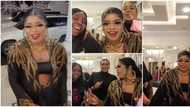 Girls night out: MC Oluomo's wealthy girlfriend Ehi Ogbebor hangs out with Bobrisky in her palatial mansion