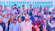 We pledge allegiance to Nigeria: Buhari confers citizenship on Spanish prof, 285 foreigners