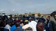 President Buhari arrives Ogun to commission projects as Lagos shuts highway