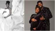 Basketmouth's wife clocks new age, couple announces 3rd baby's arrival with cute pictures