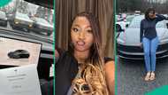 Nigerian lady in America buys Elon Musk’s 2025 Tesla, flaunts car online: “Big girl purchase”