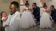"I'm so glad I caught this on camera": Mum shares video of little daughter wiping tears from uncle's face at wedding