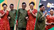 Adorable moment Chimamanda Adichie meets Nkem Owoh, exchanged warm pleasantries