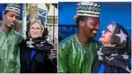 Cute photos of a Nigerian man and his beautiful German wife Hausa people can't stop talking about
