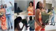 Tobi Bakre hires Timi Dakolo to surprise his new wife with beautiful music and flowers in heartwarming video