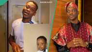 Little boy mimics Lateef Adedimeji's outfit in GRWM video, shows swag, he replies: "Give him trophy"