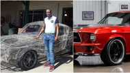 Young man hand-builds replica of 1967 Ford Mustang with wire