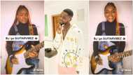 Nigerian lady plays guitar to Kizz Daniel's Buga, makes song 'sweeter', her video goes viral
