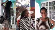 "She's extremely beautiful": Man shaves his wife's dreads after 12 years, shows off her new look in video