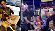 Fans hail actor Mike Ezuruonye as he sprays actress Ngozi Ezeonu with money
