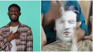 His memory has been erased forever: Man receiving aggressive facial treatment sparks reactions