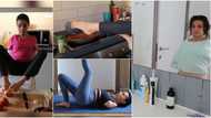 Armless woman wows many after cooking, wearing clothes and doing every other thing with her feet in cute video