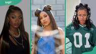21+ iconic half-up, half-down hairstyles for Black hair