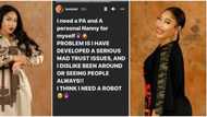 I have developed serious trust issues: Tonto Dikeh suggests robot will be better, announces she needs PA