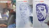 "Please draw me": Talented street artist produces a quick sketch of bus conductor, video trends on TikTok