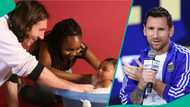 Lionel Messi finally speaks about viral photo of him bathing baby Lamine Yamal