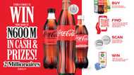 Coca-Cola Nigeria introduces ‘Coke With Meals N600 Million Promo’ to celebrate everyday wins