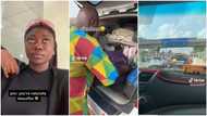 "Every japa is japa": Beautiful lady tells Nigerians "bye", relocates to Ghana by road, video causes stir