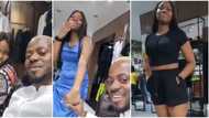 Korede Bello goes on date with lucky female fan on Val's Day, buys her lovely outfits