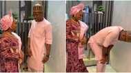 You sure know how to make me play like mumu: Lateef Adedimeji excitedly vibes to Warisi as his wife clocks 28