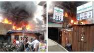 BREAKING: Video, photos emerge as fire guts popular spare parts market in Lagos