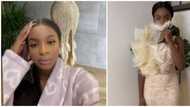 What I ordered: Lady in disbelief as tailor recommended by mum disappoints her