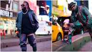 Timaya’s new outfit in boyshorts and boots causes a buzz online: "Make them hold am o before he enter market"