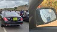 Osinbajo's aide reacts as woman accuses vice president's convoy of damaging her side mirror