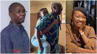 You won't cry over your children: Nigerian father welcomes daughter from Ukraine, backs her like baby in photo