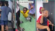 "My baby is growing so fast": Little boy who used to cry while leaving for school changes attitude