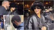 Singer Rihanna shows love to fans on the streets in cute video, warms hearts as she gifts one of them cash