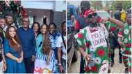 “No one cares about party”: Davido’s Adeleke family spotted taking photo with Peter Obi, causes online stir