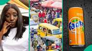 Lady in pain as 'agbero' flees with her bottle of fanta in Lagos: "E no go better for you"