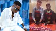 Wizkid's Grammy snub: Video of Davido coincidentally slicing onions sparks mixed reactions on social media