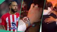 “Doings get levels”: Footballer Memphis Depay gives Davido Rolex wristwatch at 30th birthday party