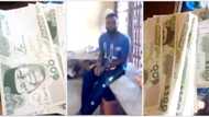 "'I'm sorry": Reactions as Man is caught with bundles of fake N500 naira notes, video goes viral