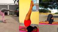 "I can't try this": Flexible Nigerian ladies enter yoga competition on Facebook, twist bodies like rubber