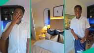 Nigerian mum shares son's emotional reaction after redesigning his bedroom in video
