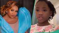 Mary Njoku's daughter turns content creator, video trends: "Army no dey born police"