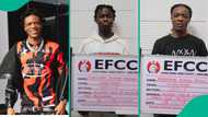 Tee Dollar, Tobi Nation jailed for naira abuse, their mugshot trend: "Poor man pikin dey suffer