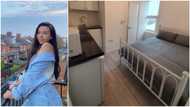 Lady shares photo of small London room with N424k monthly rent, causes frenzy online